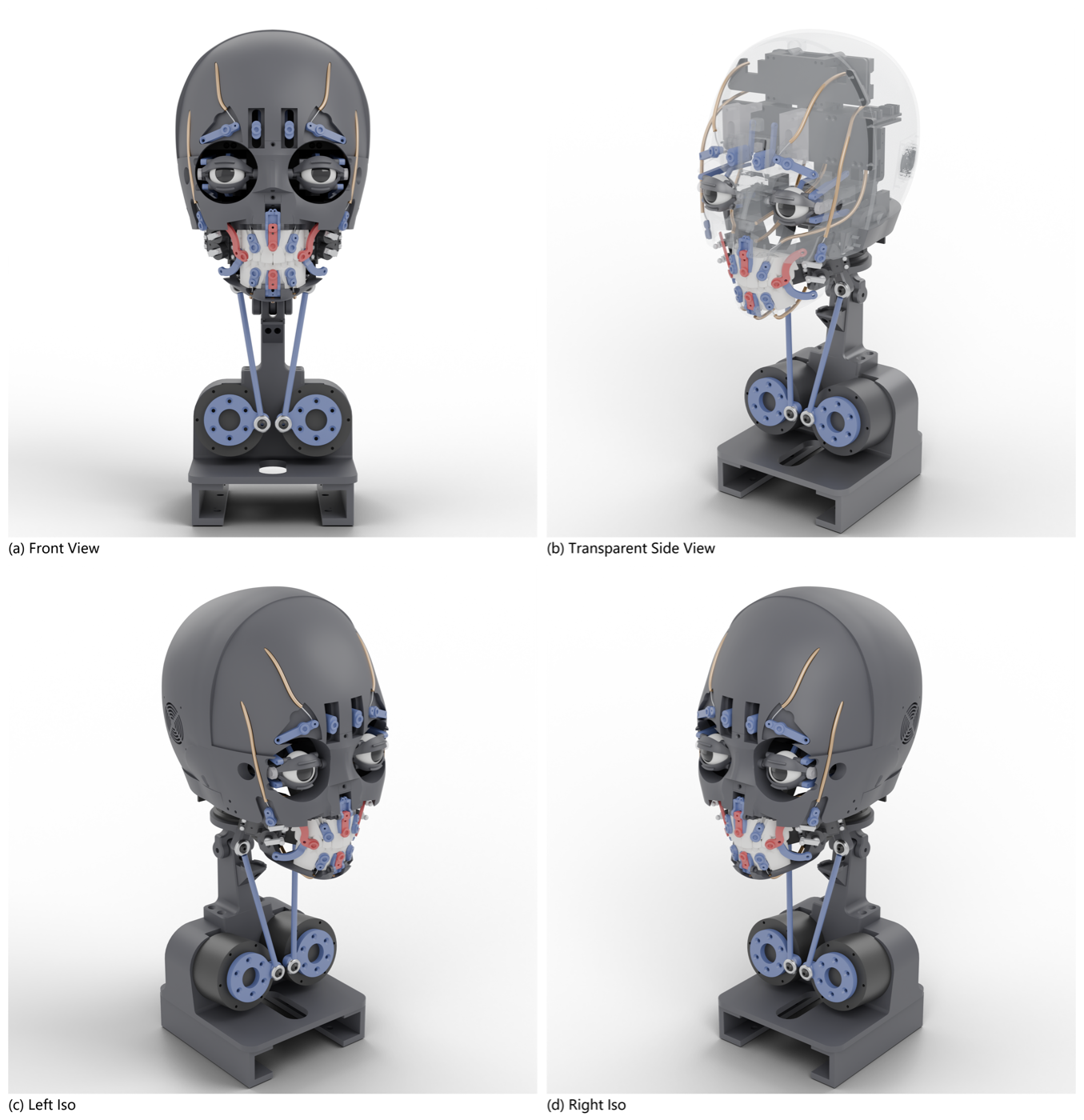 Tendon-sheath-dense biomimetic face-robot hardware platform